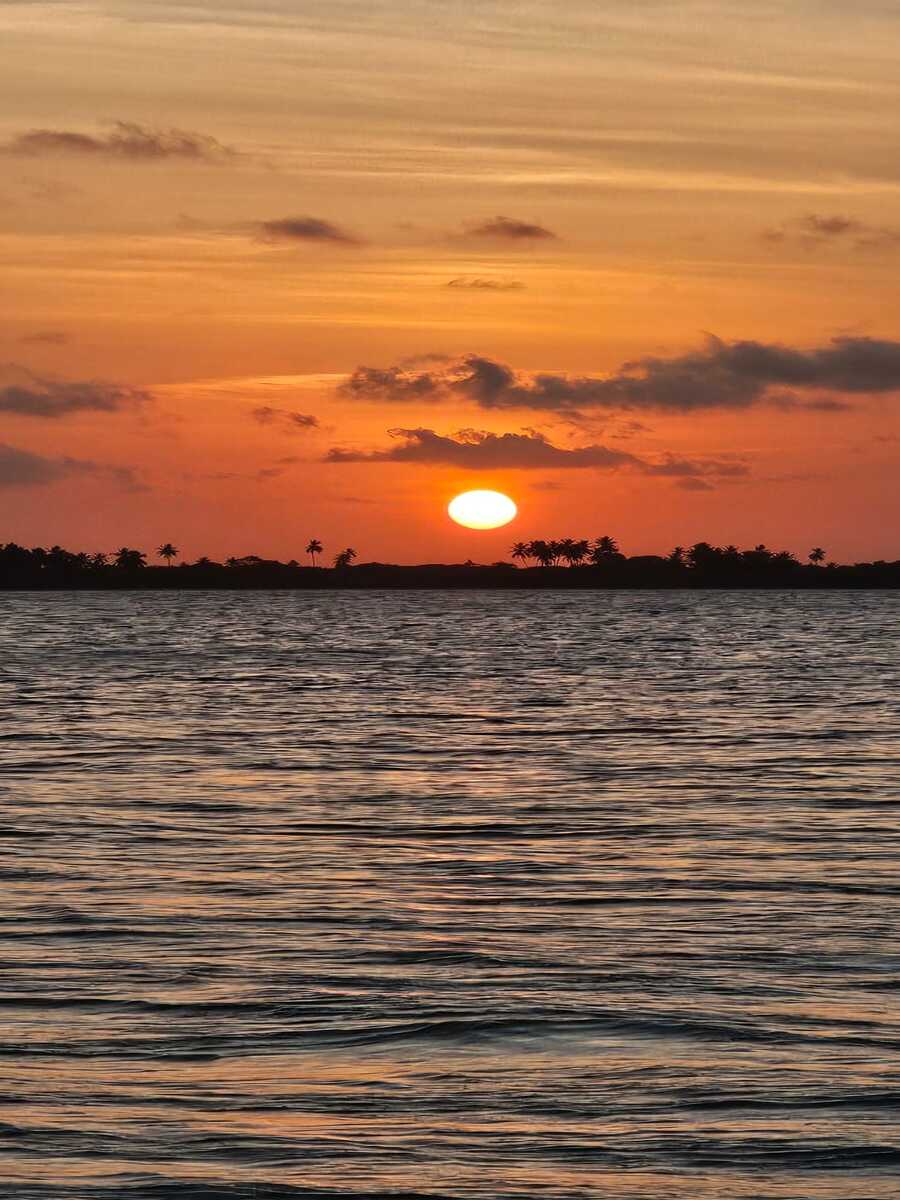 Foz pôr do sol